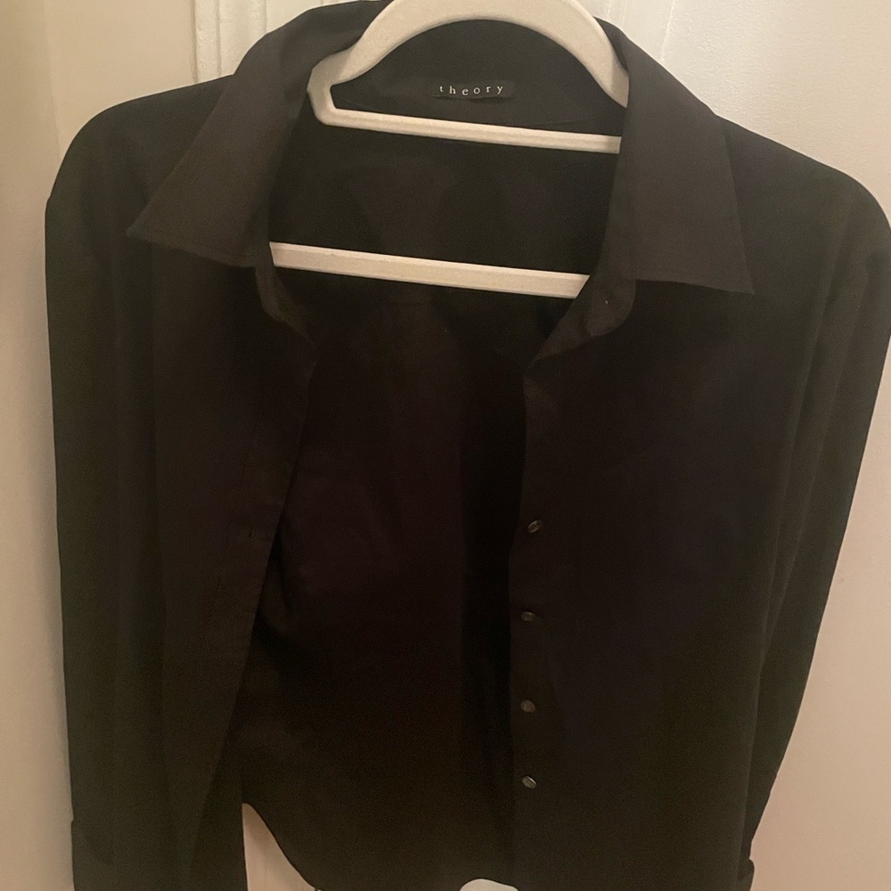 Black theory button up